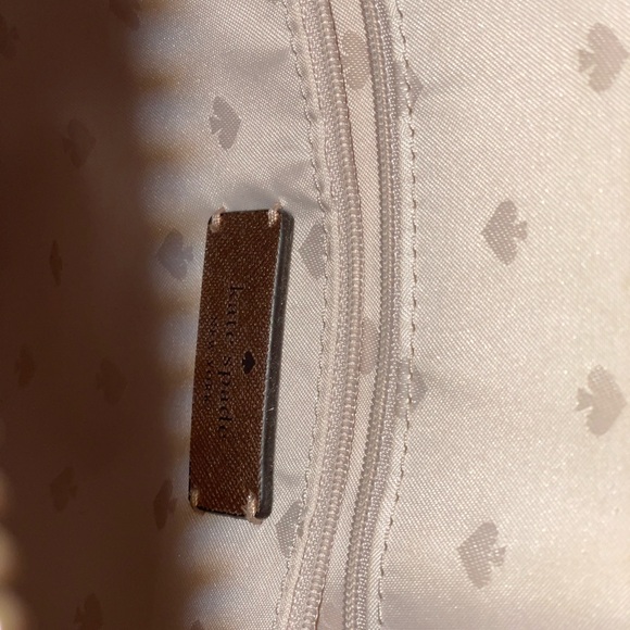 Kate Spade Rose Gold Shimmering Tote Bag with Textured Finish - Picture 5 of 10